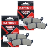 Kit Pastilhas de Freio Dianteiras Cb 600f Hornet Abs 2008 A 2014 Diafrag