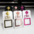 Placa Pix Pagamento QR CODE Mesa Acrílico Empresarial Balcão Atendimento Dourado Rose Pink