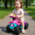 Motoca Andador Gira Gira Menina Rosa 1 a 3 anos Até 16kg Freio Volante Buzina – Inmetro Queen Shop