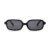 Óculos de Sol Retangular Ibiza Preto Clássico Retrô Unissex Proteção UV400 Elegantes Premium Moderno