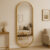 Espelho Oval Dourado Corpo Inteiro 150x50cm Retangular Base Reta Orgânico Pinterest Decoração