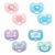 Kit 2 Chupetas Comfort Brilha no Escuro – Tamanho 1 (0 a 6 meses) ou Tamanho 2 (+6 meses) – Buba