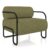 Poltrona Decorativa Pés Industrial Moscou K01 Bouclê Verde – Lyam Decor