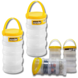 2 Estojo Organizador Pratico P/ Parafusos e Porcas 4 partes 90×40
