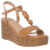 Sandália Anabela Feminina Salto Médio Plataforma Juta Espadrille Boho Chic Pedraria Rafia Conf Verão