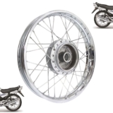 Roda Traseira Completa Raiada Yamaha Ybr 125 Factor 125