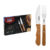 Jogo para Churrasco Tramontina Dynamic Jumbo Cabos de Madeira Natural 12 Peças 22399/063