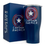 Copo Térmico Capitão América Marvel 900ml Aço Inox