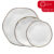 Jogo de Pratos Raso Fundo Sobremesa 18 Peças Ryo Maresia Oxford Porcelanas
