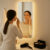 Espelho Retangular Corpo Inteiro 110x50cm Led Touch Quente Frio Decoração Pinterest Quarto Banheiro