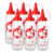 Kit 6 Bisnaga Ketchup Mostarda Molhos Maionese Grande 350ml Decorada Flexível