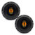 Par Auto Falantes Som Porta Carro Triaxial Jb Flex 6 Polegadas 110w Rms