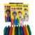 25 Cxs Giz De Cera 5 Cores Mini 5 Cms  Para Kit Festa Lembrancinha Aniversario Prenda Quermesse