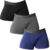 KIT 3 CUECAS BOX BOXER MICROFIBRA FORRO 100% ALGODÃO PLUS SIZE EXTRA GRANDE G1 G2 G3 G4