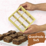 CORTADOR DE BROWNIE QUADRADO 5×5 Blue Star (P) OFF