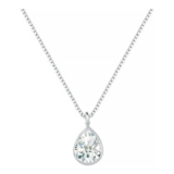 Colar Ponto de Luz Gota em Prata 925
