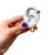 Orelha de Silicone Branca Expositor Porta Brinco Bijuterias Piercings