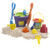 Super Kit Praia Gigante Com 14 Peças Para Brincar no Verão Em Parques e Litorais – Inmetro – Original Kendy Brinquedos