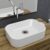 Cuba Pia De Apoio Luna Para Banheiro Lavabo Cozimax – 36.5x27cm