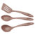 Jogo de Utensílios Tramontina Ability Mocaccino 03 Peças Colher Concha Espátula