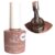 Esmalte Em Gel Glitter Unha Manicure D&z Bela Rosa Lirio