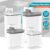 Kit Dispenser Organizador Lavanderia 2,3 e 1,5 Litros Acrílico amaciante sabão em pó Lavanderia – OU