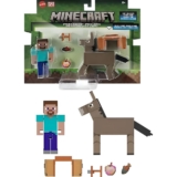 Minecraft Legends Steve E Burro – Mattel Gtt53