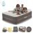 Colchão Inflável Casal Queen Duvet 350kg + Edredom + Bomba Embutida 110V ou 220V + Bolsa Bestway