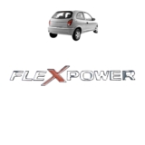 Emblema Adesivo FLEX POWER celta corsa prisma  meriva montana 04/16 Resinado