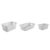 Kit de cestas organizadoras Ou 3 peças – Branco