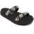 Papete Vizzano Feminina Strass Brilho Tratorada Original 6459.110 Preto