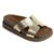 Chinelo Sandália Moleca Tratorado Slide Tamanco 5500.100 Dourado