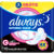 Absorvente Always Noturno Cobertura Suave G Com Abas 10 Unidades