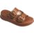 Sandália Feminina Papete Anabela Flatform Casual Fivelas Laterais Sola Tressê Confortável GiGiL