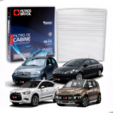 Filtro de Ar Condicionado FB602 p/ Citroën C3 Aircross Peugeot 307 Volvo FH TNT Anti-Pólen Fácil Instalação