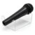 Suporte Para Microfone Em Acrílico Expositor Apoio Mesa Cristal