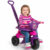 Triciclo Infantil Menina Roxo/Rosa Princesa   Completa Empurrador, Pedal e Protetor Inmetro Motoca