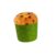 Forma Panetone 250g Verde Decorada com Trevos 10 unidades – Ecopack