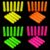 10~50 KIT TUBETE 13CM 4 CORES NEON FESTA ANIVERSARIO TUBETES DECORAÇÃO