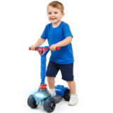 Patinete Menino 4 rodas Spider Aranha  ️ – 2 a 5 anos – 4  Alturas – Dobrável – Inmetro – QUEEN SHOP