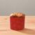 Forma Panetone 500g Vermelho Decorada com Trevos – 10 unidades