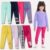 Kit Sortido de 6 Calças Leggings de Cotton para Meninas Ou 4 Calças Legging Bebê Menina