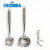 Utensílios para Cozinha INOX 3pçs Espátula Fritura Pegador De Massa E Arroz Concha De Feijão Louça
