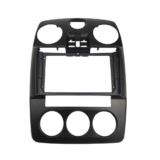 Moldura 9 Polegadas Chrysler Pt Cruiser Painel Multimídia 2din Preto Fosco Alto  Acabamento
