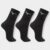 Kit Meia Mizuno Cano Médio Training Pacote com 3 pares – Preto