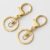 Kit 25 Argola de Chaveiro Premium 30MM Com Mosquetão Dourado Ouro Banhado Artesanato