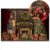 Painel de Natal Decoração Fundo Fotográfico Cenário Ursinhos para Fotos Em Tecido Sublimado
