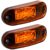 Par lanterna sinaleira lateral frontal 12v 24v led âmbar carro moto viatura caminhão guincho pick up