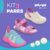 Kit Tênis Papete Sandália Injetada Infantil Feminino Casual Menina Lançamento
