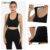 Jcolour Conjunto Top Sutiã Legging Levanta Bumbum Sem Costura Cintura Alta Feminino Academia